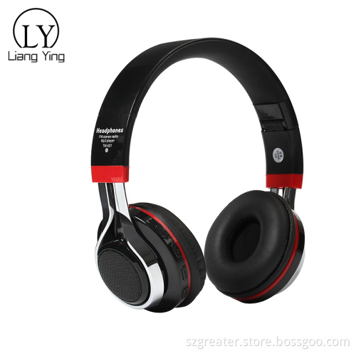 New Designed LED Light Glow Wireless Bluetooth Headphone with TF Card FM Radio